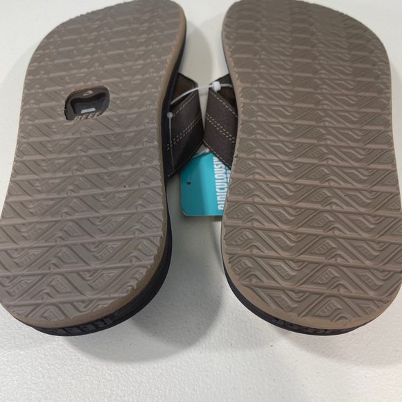 Reef Mens Element TQT Flip Flop Sandals Brown Size 13 - Picture 5 of 6